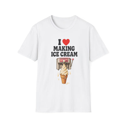 I Love Making Ice Cream Shirt