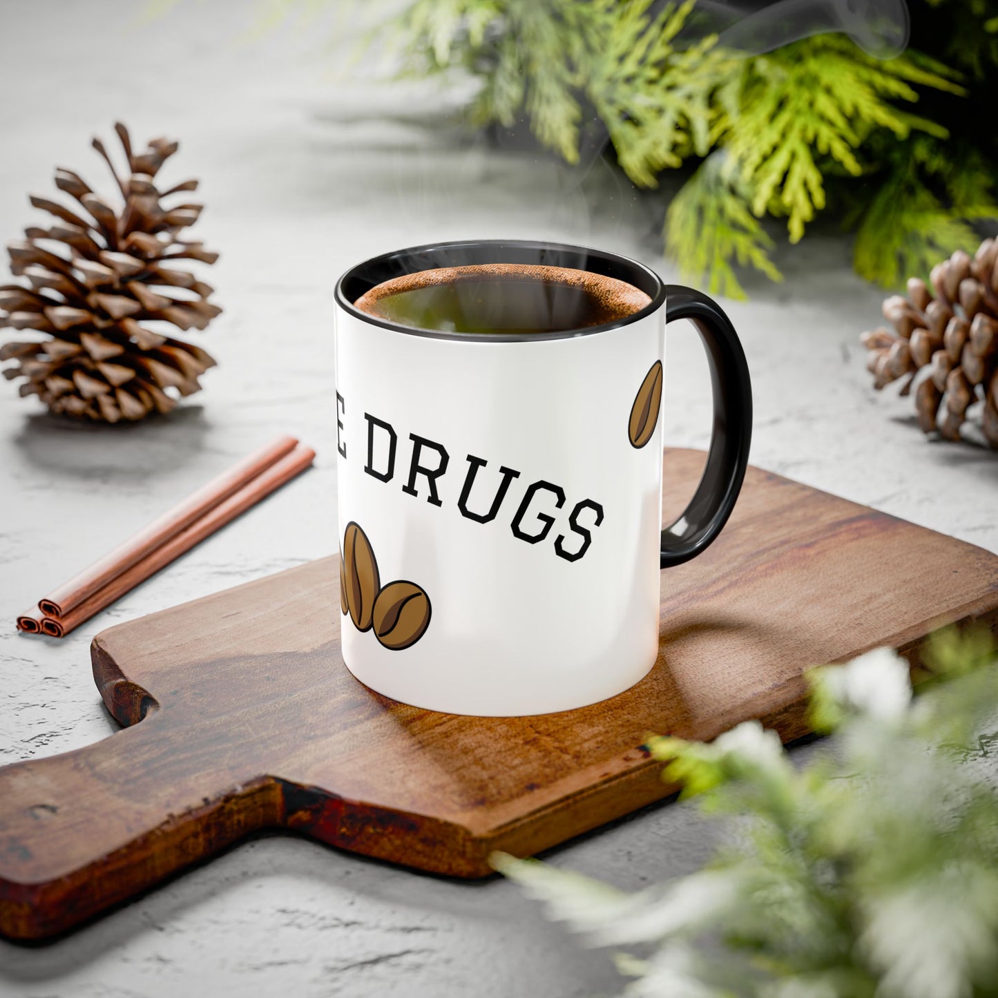 I Love Drugs Coffee Bean Mug (11oz/15oz)