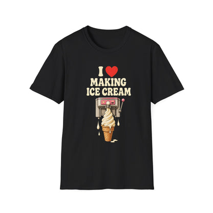 I Love Making Ice Cream Shirt