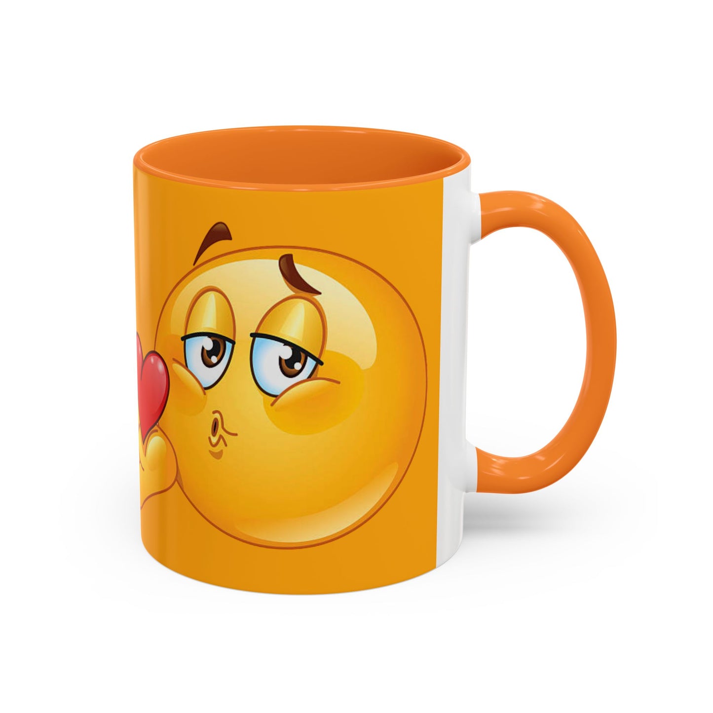 Emoji Heart Kiss Mug — Cute Self-Love Coffee Cup (11oz & 15oz)