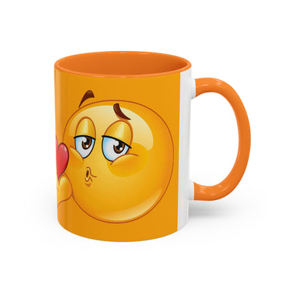 Emoji Heart Kiss Mug — Cute Self-Love Coffee Cup (11oz & 15oz)