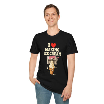 I Love Making Ice Cream Shirt