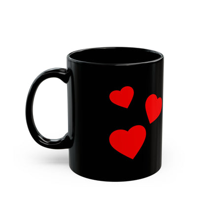 I  My Girlfriend Black Mug — Romantic Couple Coffee Cup (11oz, 15oz)