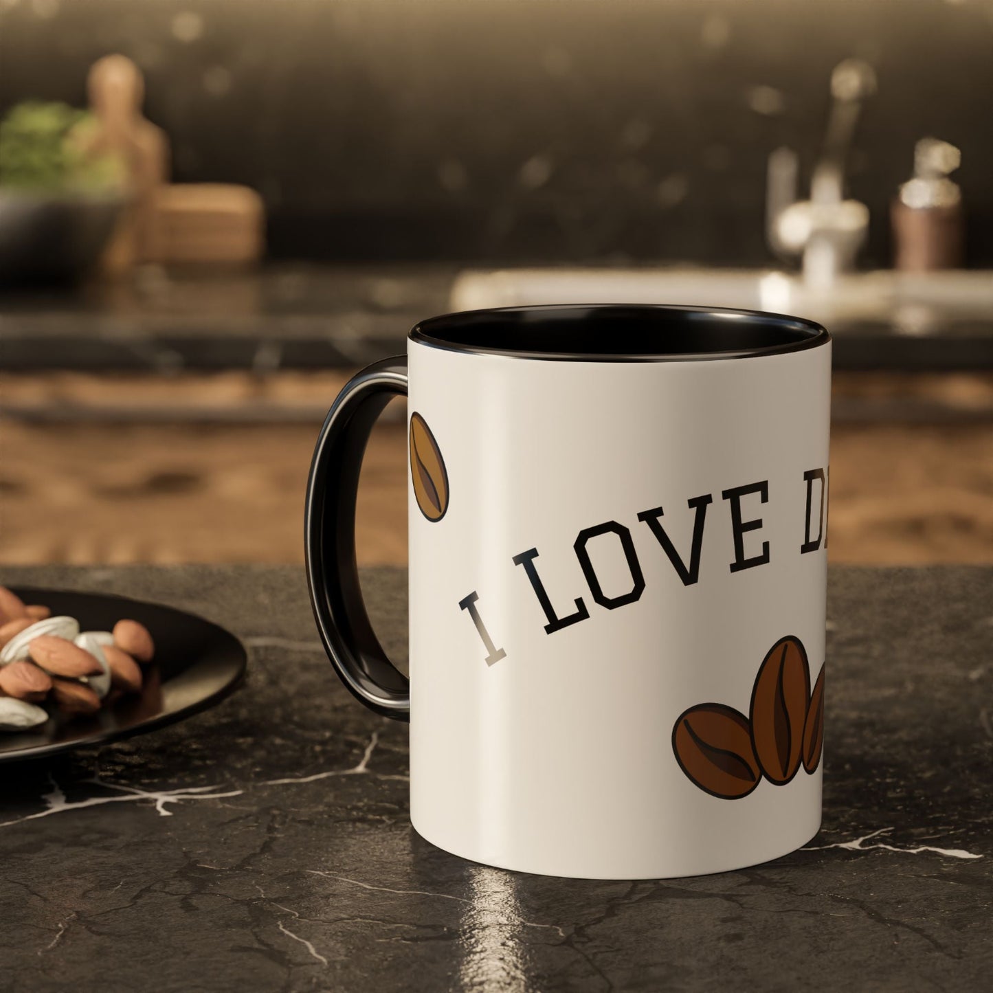 I Love Drugs Coffee Bean Mug (11oz/15oz)
